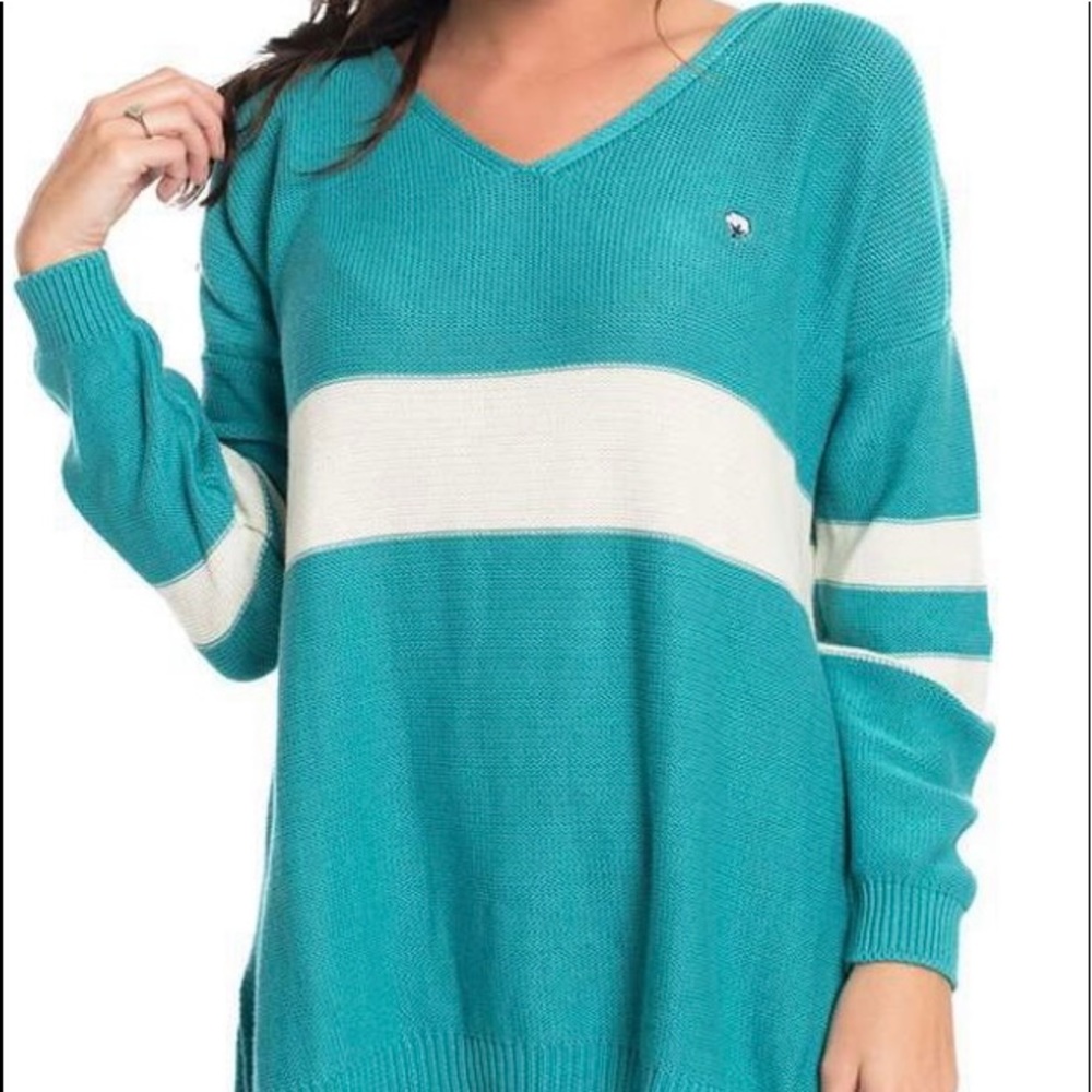 SOUTHERN SHIRT COMPANY VARSITY OVERSIZED SWEATER• SIZE LARGE